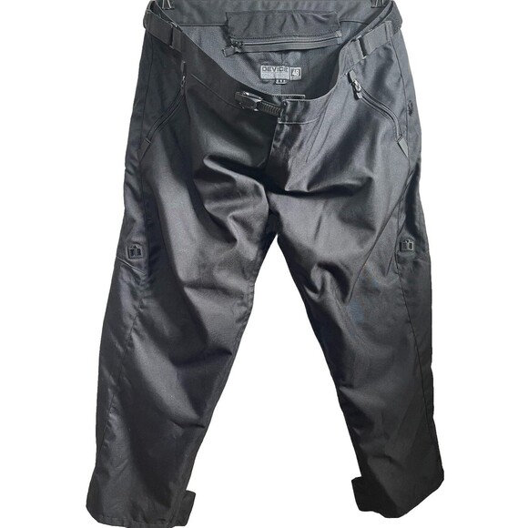 ICON Device Textile Black Pants Asphalt Tech Mens Size 48x35” Overpant Protector - Picture 1 of 8